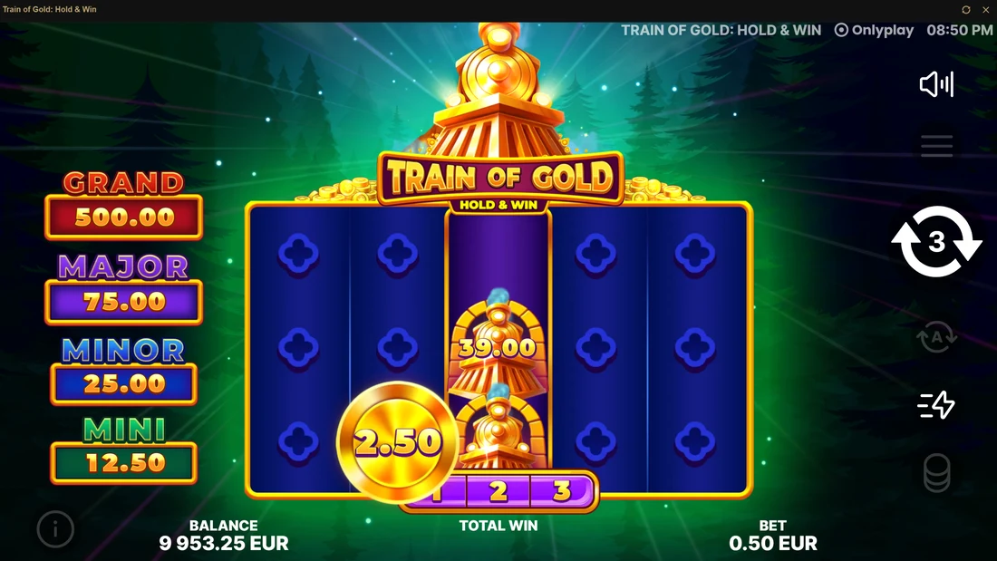 Train of Gold Hold & Win Bonus Train of Gold Hold & Win Bonus
